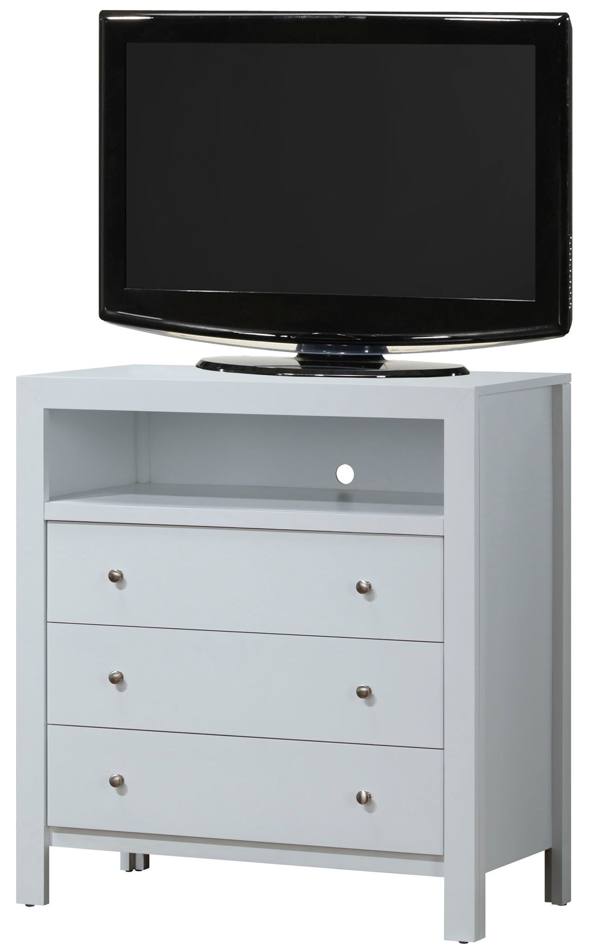 Elegant Transitional Media Chest