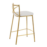 Modern Charlotte - 25" Fixed-Height Counter Stool (Set of 2)