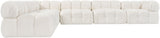 Orin - Velvet 6 Piece Modular L-Shaped Sectional