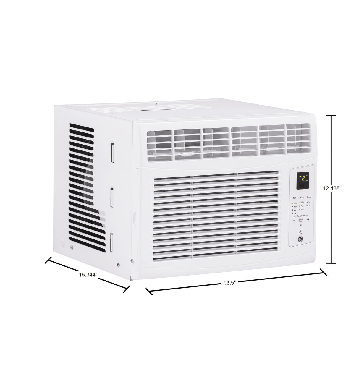 GE(R) 5,000 BTU Electronic Window Air Conditioner for Small Rooms up to 150 sq ft. - (AHW05LZ)