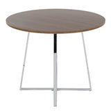 Cosmo - Canary Dining Table - Chrome Metal Base