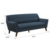Sofa - Blue - Fabric