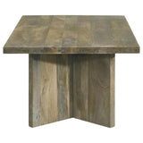 Andando - Rectangular Solid Wood Coffee Table - Mango Brown