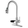 3 In 1 Kitchen Faucet With LED Temperature Display, Pull Down Sprayer