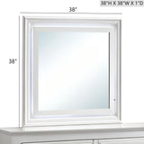 Verona - Mirror With Premium Low Distortion Glass - White