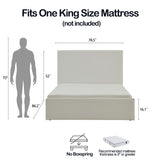 Lucas - Tall Headboard Upholstered Bed