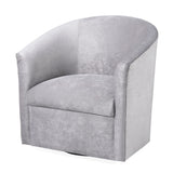 Eden - Swivel Chair With Microfiber Upholstery And Hardwood Frame