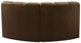 Arc - Velvet 2 Piece Modular Sofa