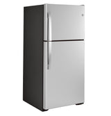 GE GIE19JSNRSS - 30 in. 19.2 cu. ft. Top Freezer Refrigerator with Ice Maker - Stainless Steel