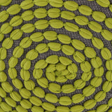 River - Handcrafted Cylindrical Pouf Water Resistant Fabric