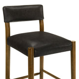 Bennet - Modern Wood Counter Height Kitchen Bar Stool