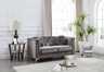Stylish Sloped Arm Loveseat