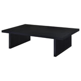 Max - Rectangular Engineered Laminate Coffee Table - Black