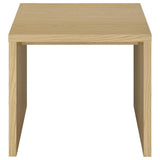 Canoga - Engineered Wood Accent Side End Table - Light Oak