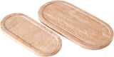 Vanta - Tray (Set of 2) - Travertine