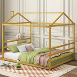 Metal House Shape Platform Bed