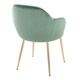 Buena - Dining Chair (Set of 2) - Gold Metal Legs