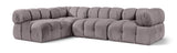 Orin - Fabric Velvet 4 Piece Modular Sectional