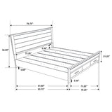 Greely - Eastern King Storage Bed - Brown
