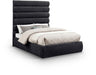 Adam - Chenille Fabric Bed With 70.5" Headboard