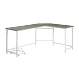 Bambina - Computer Desk - Gray & White