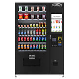 Refrigerated Snack and Drink Vending Machine with 60 Slots and 22 Inch Touch Screen with CC Reader and Coin/Bill Acceptor in Black (KM-VMRT-50-BCR)