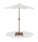 Fiji - Aluminum Patio Umbrella With Square Teak Base