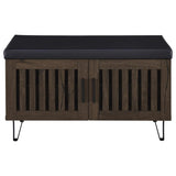 Brixton - 2-Door Padded Entryway Shoe Storage Bench