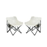 Portable Folding Camping Chairs With Carry Bag (Set of 2)