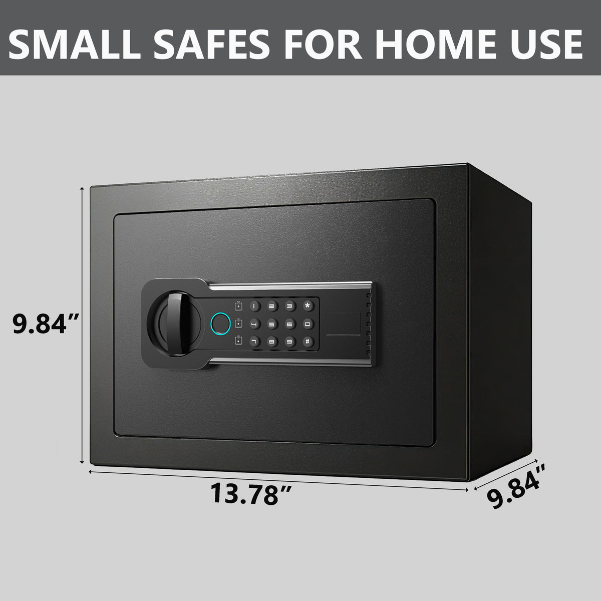 Home Safe, Fingerprint & Digital Keypad Lock, Security Cabinet
