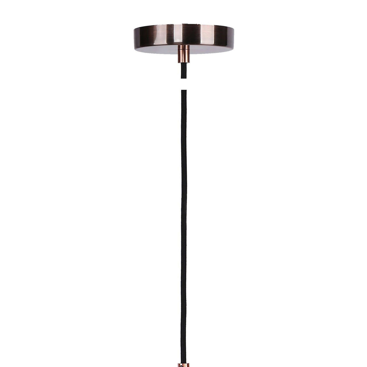Linx - Oval Contemporary Metal Pendant Lamp - Antique Copper Bronze From Grandview Gallery