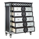 Varian II - Chest - Mirrored, Black & Sliver