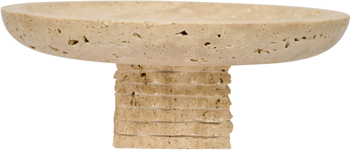 Colannade - Genuine Travertine Bowl