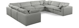 Comfy - 8 Piece Linen Modular Sectional