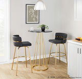 Canary - Bar Table - Gold Metal