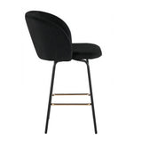 Fran - Glam Fixed-Height Swivel Counter Stool (Set of 2)