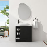 Freestanding Bathroom Vanity With Sink, Soft Close Door