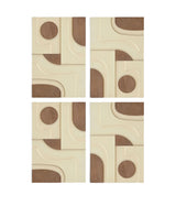 Element - Mango Wood 4 Piece Wall Art