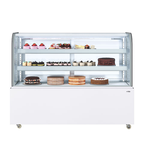 60 in. Refrigerated Bakery Display Case, 17.6 cu. ft. in White (KM-CDHF-17C-WH)