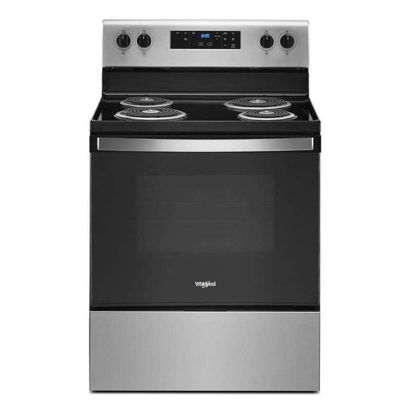 Whirlpool WFC315S0JS 30" 4.8 cu. ft. Freestanding Electric Range in Stainless Steel
