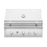 Summerset Quest 36-in 2 Burner Built-In Natural Gas Grill w/ Rear Infrared Burner, Rotisserie Kit, & Drop-In Griddle Plate - QST36-NG