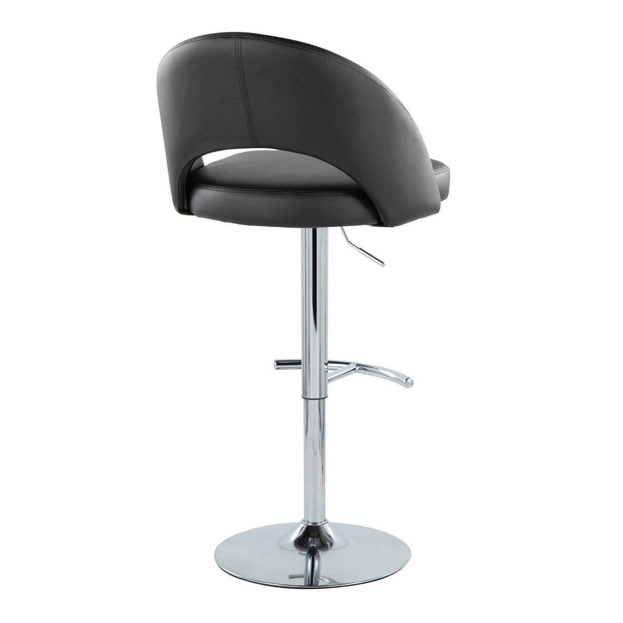 Renee - Adjustable Barstool (Set of 2) - Chrome Base