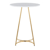 Cece - Counter Table - Gold Metal
