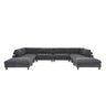 Modern Modular Sectional With Adjustable Back Support