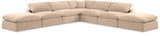 Comfy - 7 Piece Velvet Modular Corner Sectional