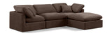 Indulge - Velvet 4 Piece Modular Sectional With Chaise