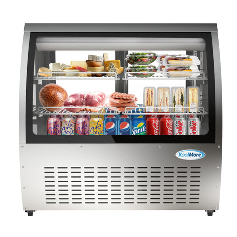 47 in. Deli Display Refrigerator - 18 Cu Ft. RD18C-SS.