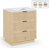 Willard - Engineered Stone And Solid Wood Bathroom Vanity