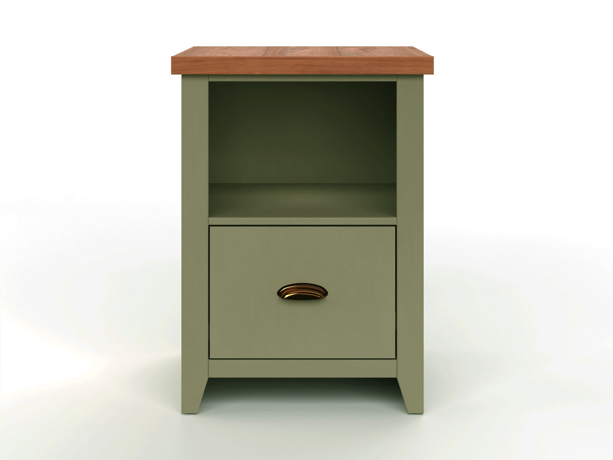 Drawer File - Sage Green / Fruitwood