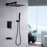 Modern 10" Wall Mounted Rainfall Shower Head System